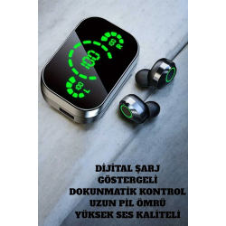 Mey İthalat® Bluetooth Kulaklık Mikrofonlu Dokunmatik Kontrol ANC Özelliği