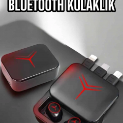 Mey İthalat® Bluetooth Kulaklık Powerbank Özelliği Yüksek Ses Kaliteli TWS Kulaklık