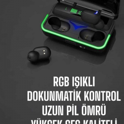 Mey İthalat® Bluetooth Kulaklık Powerbankli Yüksek Ses Kaliteli Şarj Göstergeli