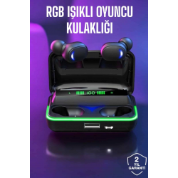 Mey İthalat® Bluetooth Kulaklık Powerbankli Yüksek Ses Kaliteli Şarj Göstergeli