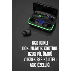 Mey İthalat® Bluetooth Kulaklık Powerbankli Yüksek Ses Kaliteli Şarj Göstergeli