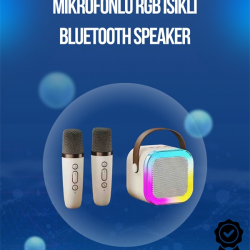Mey İthalat® Bluetooth, USB ve AUX Girişli Çok Fonksiyonlu Karaoke Hoparlör