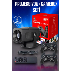 Mey İthalat® Bluetooth ve Yüksek Çözünürlükle Donatılmış Kompakt Projeksiyon Cihazı