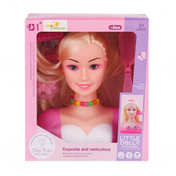 Mey İthalat® BM3319-1B Little Dolly Model Bebek Yüzü - Limon Oyuncak