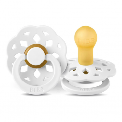 Mey İthalat®  Boheme Kauçuk Emzik 0-6 Ay White