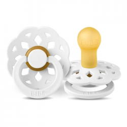 Mey İthalat®  Boheme Kauçuk Emzik 6-18 Ay White