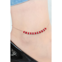 Mey İthalat® Bordo Miyuki Taşlı Hal Hal