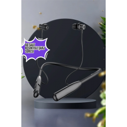 Mey İthalat® Boyun Bantlı Bluetooth Kulaklık ANC Özellikli Kulaklık İçi