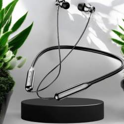 Mey İthalat® Boyun Bantlı Kablolu Kulaklık ANC Özelliği Uzun Şarj Süreli Sporcu Kulaklığı 100 saat