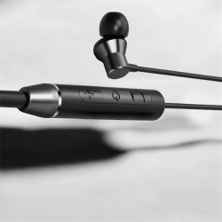 Mey İthalat® Boyun Bantlı Kablolu Kulaklık ANC Özelliği Uzun Şarj Süreli Sporcu Kulaklığı