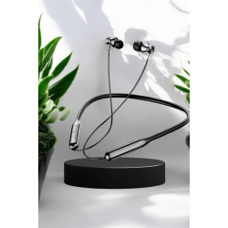 Mey İthalat® Boyun Bantlı Kablolu Kulaklık ANC Özelliği Uzun Şarj Süreli Sporcu Kulaklığı