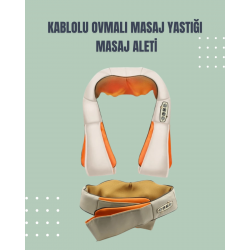 Mey İthalat® Boyun ve Omuz Masaj Aleti – Ovmalı ve Isıtmalı, Ev Tipi Masaj Deneyimi