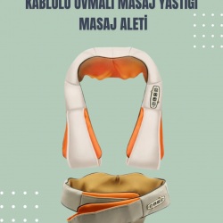 Mey İthalat® Boyun ve Omuz Masaj Aleti – Ovmalı ve Isıtmalı, Ev Tipi Masaj Deneyimi
