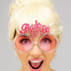 Mey İthalat® Bride To Be Bekarlığa Veda Partisi Gözlüğü Pembe Renk