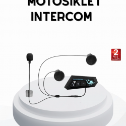 Mey İthalat® BT22 Kablosuz Kask Kulaklığı – Bluetooth 5.0, Intercom, Su Geçirmez ve Uzun Ömürlü Batarya
