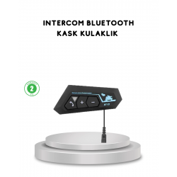Mey İthalat® BT22 Kask Bluetooth Kulaklık 5.0 Gürültü Engelleyici ve Eller Serbest Kullanım