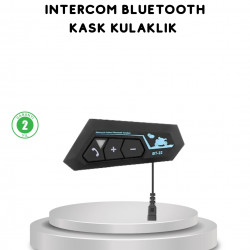 Mey İthalat® BT22 Kask Bluetooth Kulaklık 5.0 Gürültü Engelleyici ve Eller Serbest Kullanım