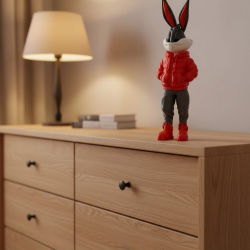 Mey İthalat® Bugs Bunny Büyük Boy Figür 10×34 cm Salon Dekoru