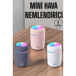 Mey İthalat® Buharlı Hava Nemlendirici Aromaterapi Renk Değiştirilebilir