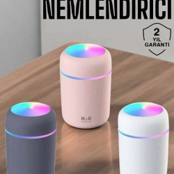 Mey İthalat® Buharlı Hava Nemlendirici Aromaterapi Renk Değiştirilebilir