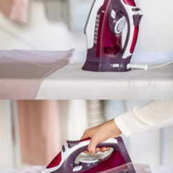 Mey İthalat® Buharlı Kablolu Ütü 2200 Watt Kireçlenme Önleyici Şok Buharlı