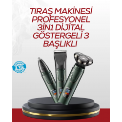 Mey İthalat® Burun, Sakal ve Saç İçin Erkek Tıraş Cihazı
