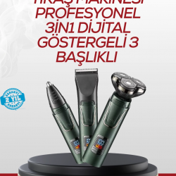 Mey İthalat® Burun, Sakal ve Saç İçin Erkek Tıraş Cihazı