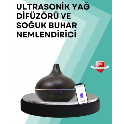 Mey İthalat® Büyük Su Hazneli Ultrasonik Difüzör ve Oda Nemlendirici