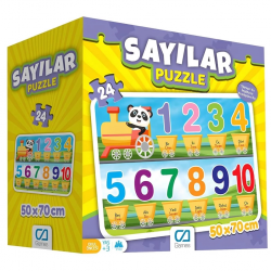 Mey İthalat® Games Sayılar Puzzle 24 Parça 5134