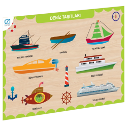 Mey İthalat® CAAHS-3201 AHŞAP DENİZ TAŞITLARI BUL-TAK