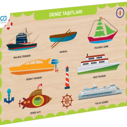 Mey İthalat® CAAHS-3201 AHŞAP DENİZ TAŞITLARI BUL-TAK