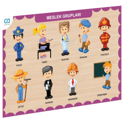 Mey İthalat® CAAHS-3203 AHŞAP MESLEK GRUPLARI BUL-TAK