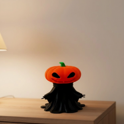 Mey İthalat® Cadılar Bayramı Temalı Balkabağı Figür 9cm Dekor Objesi