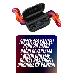 Mey İthalat® Çağrı Cevaplayabilen Akıllı Saat 5.2 Bluetooth Bağlantılı Gaming Kulaklık