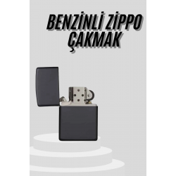 Mey İthalat® Çakmak Parlak Siyah Doldurulabilir Hedyelik Eşya