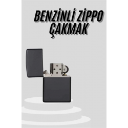 Mey İthalat® Çakmak Parlak Siyah Doldurulabilir Hedyelik Eşya