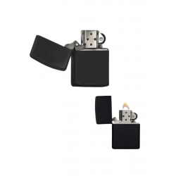 Mey İthalat® Çakmak Parlak Siyah Zippo Benzinli Çakmak Cep Boy Doldurulabilir