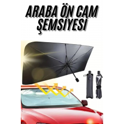 Mey İthalat® Ön Cam Güneşlik Şemsiye Tüm Araçlar İçin Araba Katlanabilir Güneşlik