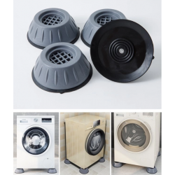 Mey İthalat® Çamaşır Makinesi Titreşim Engelleyici Stoper GRİ 4 lü Set