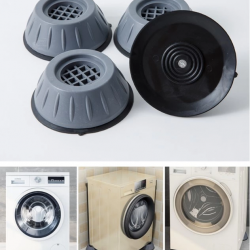 Mey İthalat® Çamaşır Makinesi Titreşim Engelleyici Stoper GRİ 4 lü Set