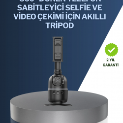 Mey İthalat® Canlı Yayın ve Video Çekimleri İçin Otomatik Yüz Takipli Masaüstü Gimbal