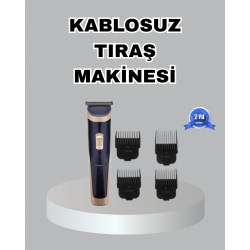 Mey İthalat® Çelik Bıçaklı Unisex Şarjlı Tıraş Makinesi – Sessiz Motor, Kablosuz ve Ayarlanabilir