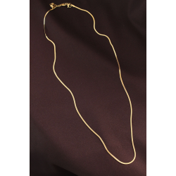 Mey İthalat® Çelik Gold Renk 60 cm İnce İtalyan Zincir Kolye