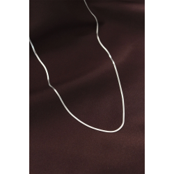 Mey İthalat® Çelik Gümüş Renk 60 cm İnce İtalyan Zincir Kolye