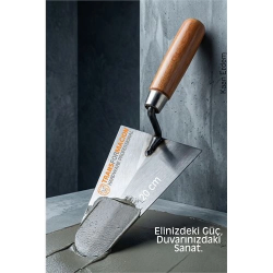 Mey İthalat® Çelik Sıvacı Malası 20 cm - Ultra Dayanıklı Ergonomik Saplı Premium Mala