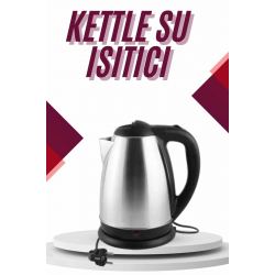 Mey İthalat® Çelik Su Isıtıcı Kettle Dayanıklı Paslanmaz Çelik Uzun Ömürlü