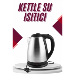 Mey İthalat® Çelik Su Isıtıcı Kettle Dayanıklı Paslanmaz Çelik Uzun Ömürlü