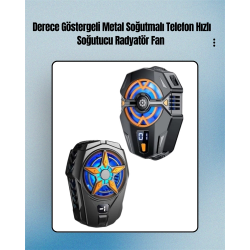 Mey İthalat® Cep Telefonu Radyatörü – Type-C, 2 Vitesli, Sessiz Soğutma Fanı