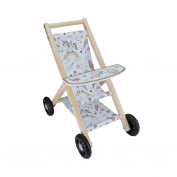 Mey İthalat® ÇG71 Okutan, Ahşap Bebek Arabası
