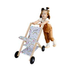 Mey İthalat® ÇG71 Okutan, Ahşap Bebek Arabası